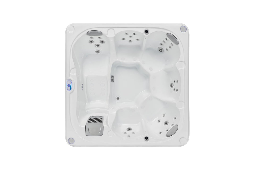 SERENEAQUA POOL&SPA Hot Tub, Indoor Outdoor Hot Tub Spa, Outdoor Spa, LED Lighting, Headrests. Home Spa, Massage, Healing, Cozy