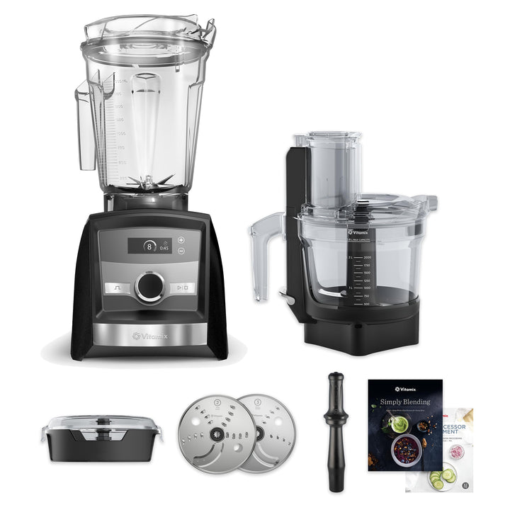 Vitamix Ascent Series A3300 SmartPrep Kitchen System, Black, 64 Fl Oz